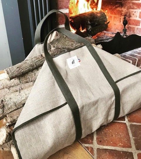 Sac à bûches en Lin