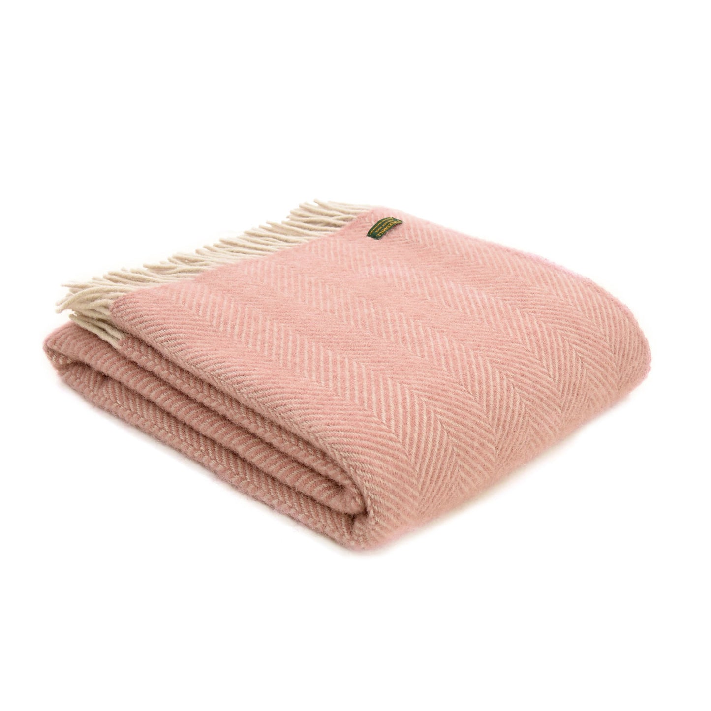 Plaid Lifestyle herringbone Dusky pink/pearl