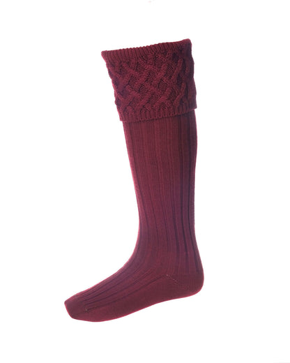 RANNOCH Socks burgundy