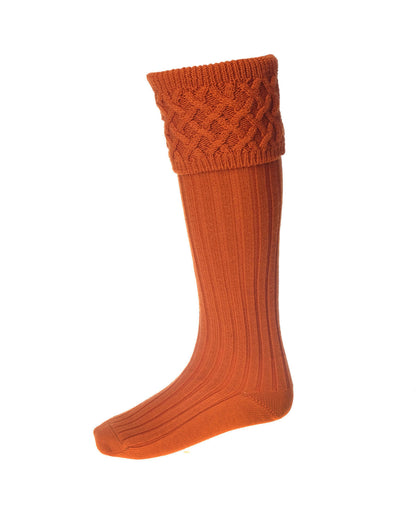 Chaussettes RANNOCH burnt orange