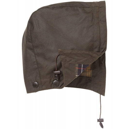 Capuche coton huilé olive