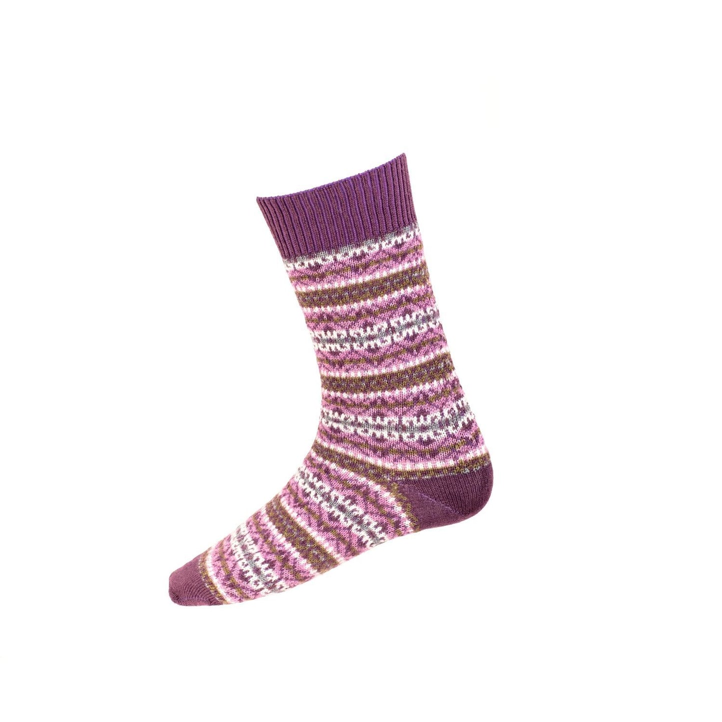 FAIRISLE Thistle Socks