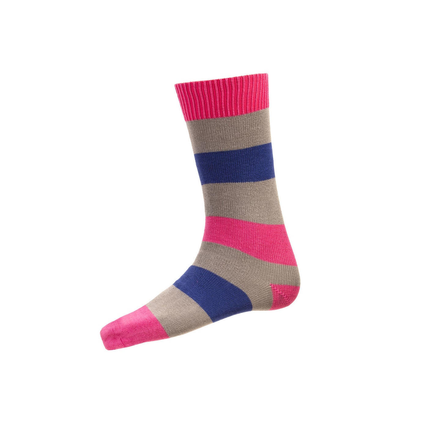 BOLD STRIPE socks clematis