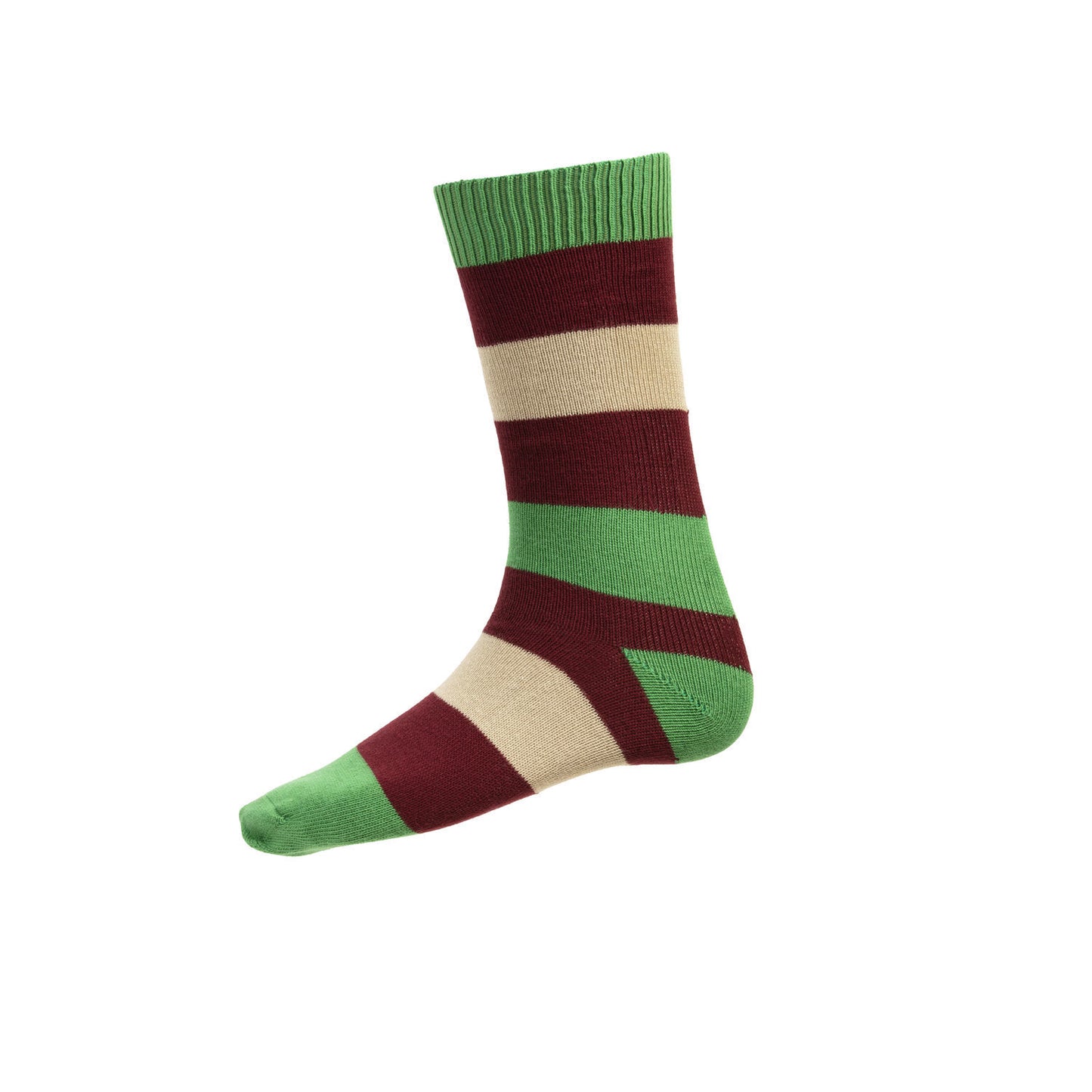 BOLD STRIPE emerald Socks