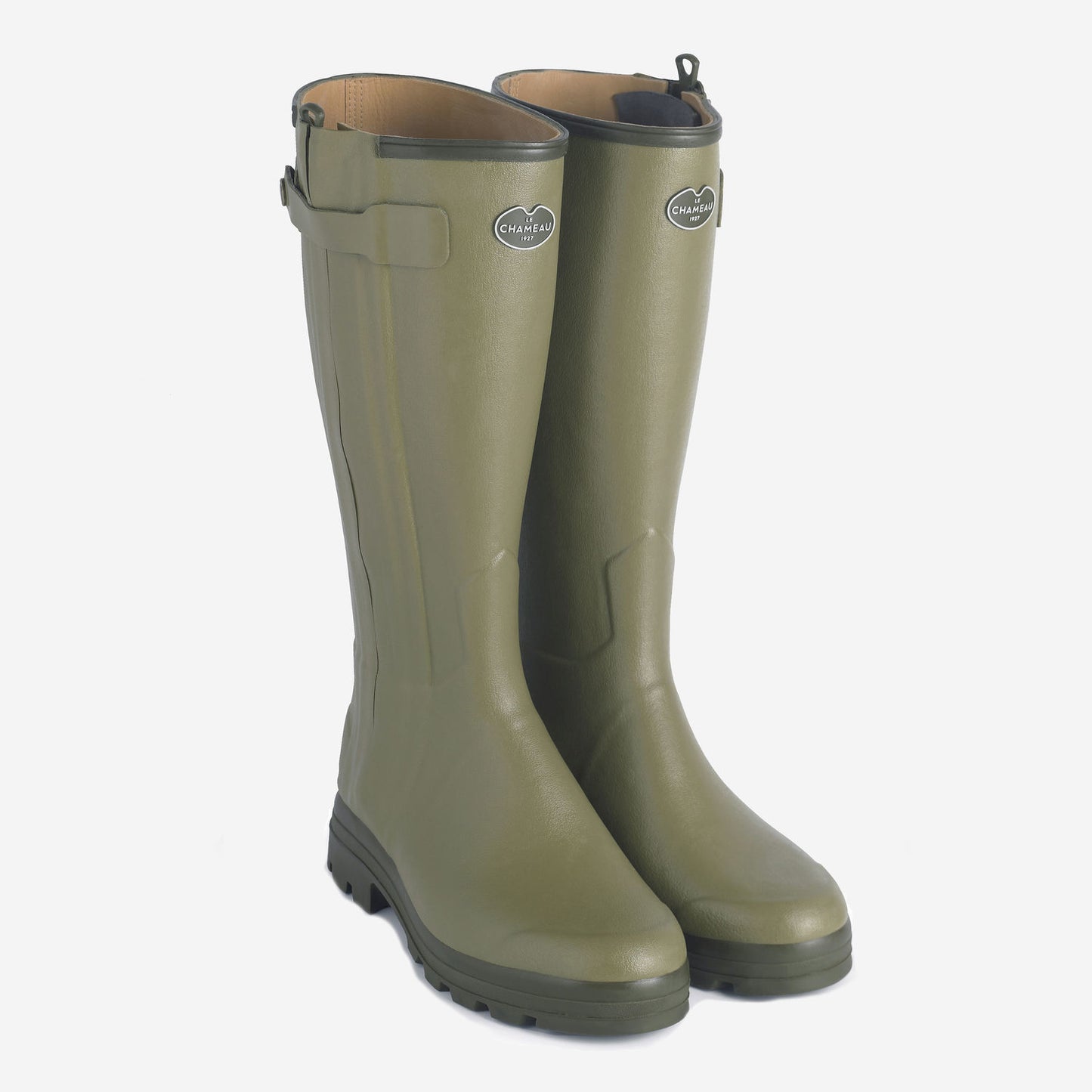 Bottes CHASSEUR homme doublées cuir