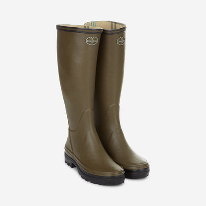 Women's GIVERNY jersey boots camel green