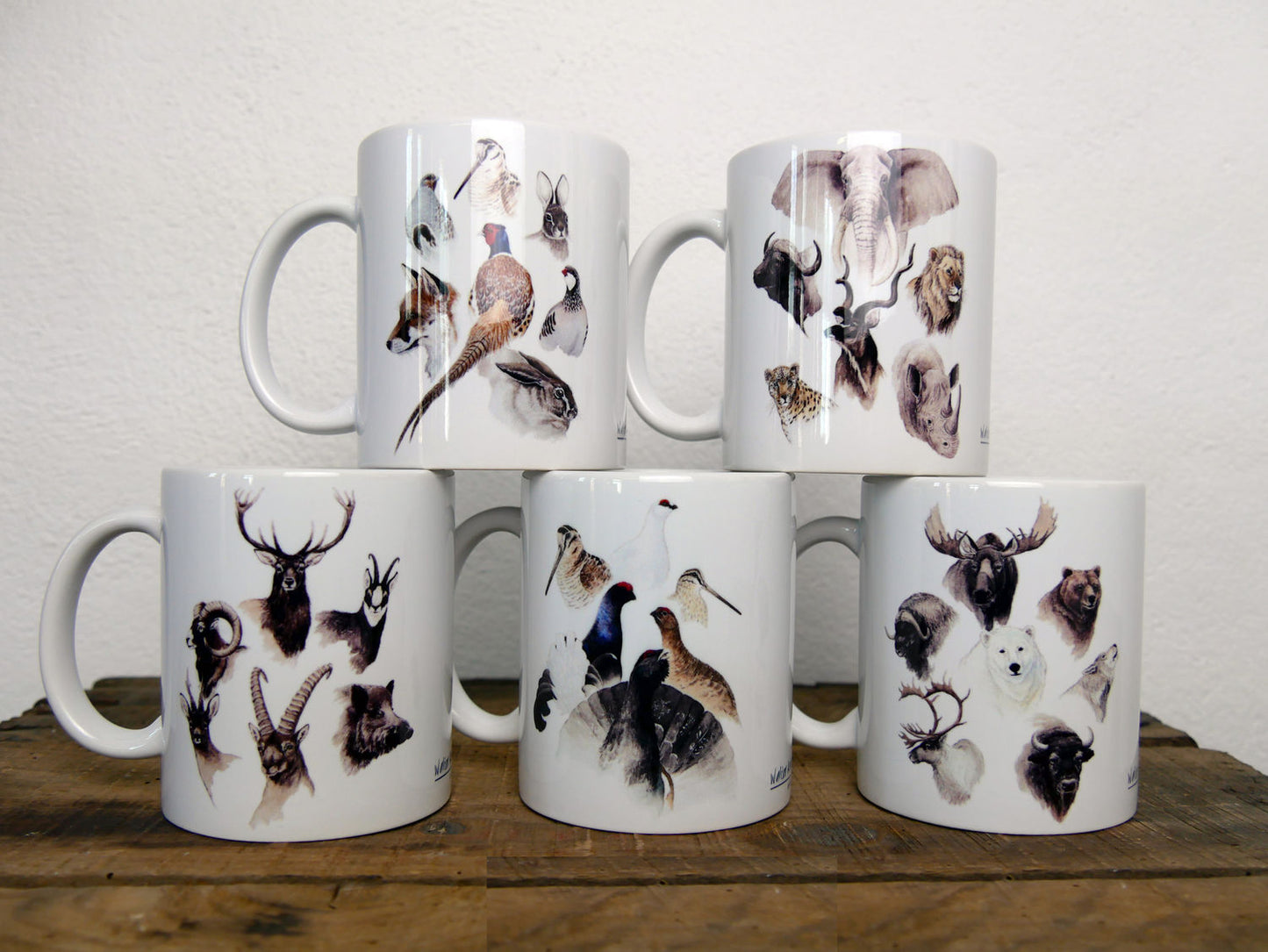 Mugs faune du monde