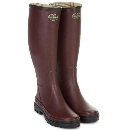 Bottes GIVERNY jersey femme cherry