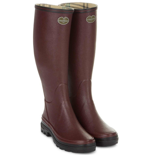 Bottes GIVERNY jersey femme cherry