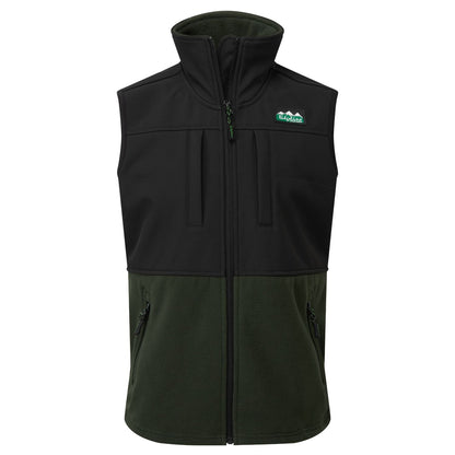 Gilet polaire Hybrid olive