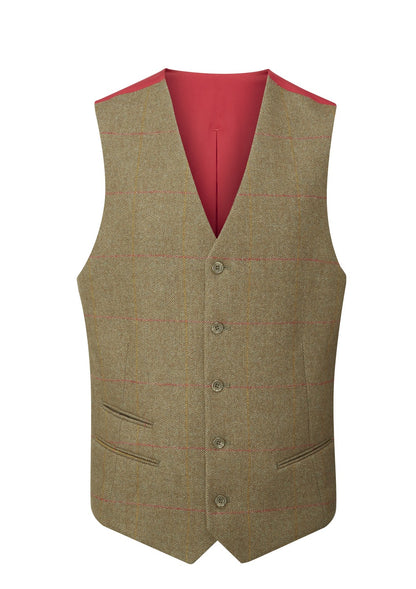 Gilet Compton dos satin hawthorn