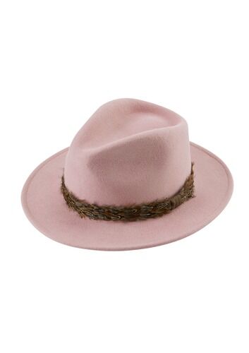 Chapeau richmond plume femme 2 coloris