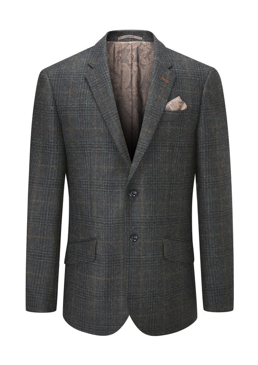 Veste surrey green check
