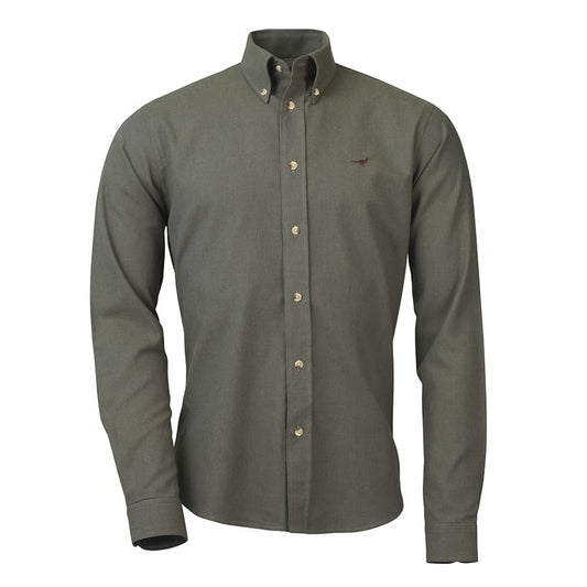 Chemise coton brossé Oliver