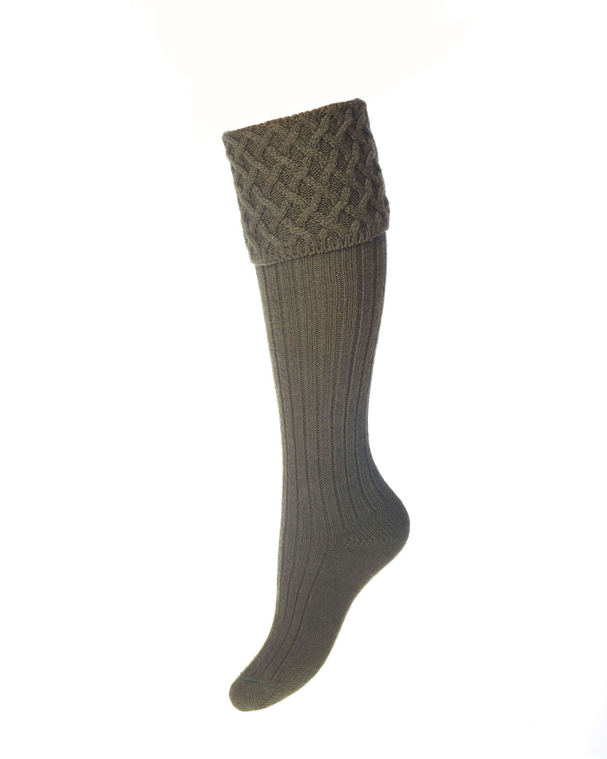 Socks Lady RANNOCH dark olive