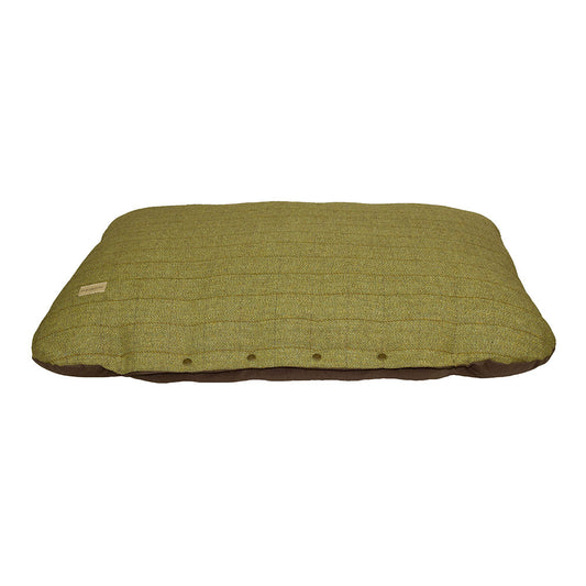 Coussins tweed green check pour chien 2 tailles