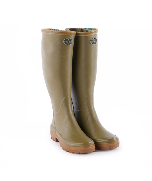 Bottes GIVERNY jersey femme vert vierzon