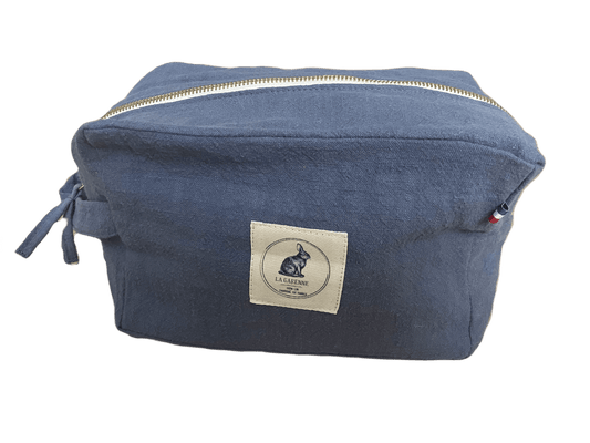 Trousse de toilette en lin