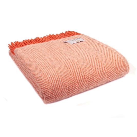 Plaid lifestyle herringbone Flamingo/pearl