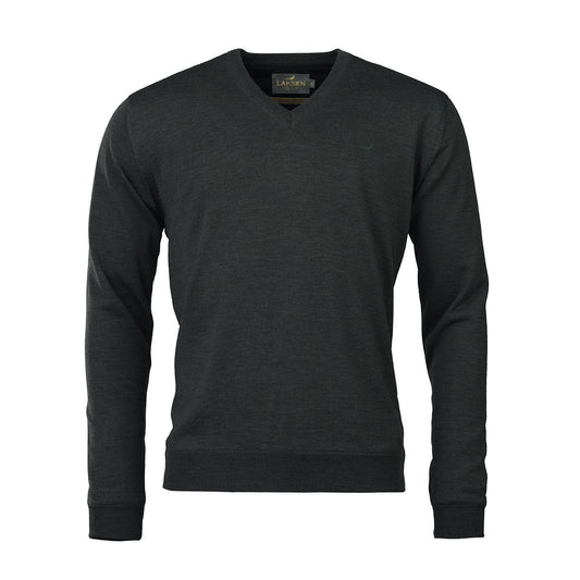 GRANTHAM V-neck windstopper pullover olive