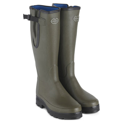 Bottes VIERZONORD homme néoprène vert chameau