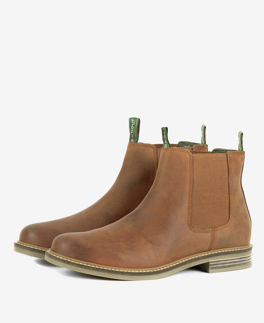 Farsley dark tan Chelsea boots