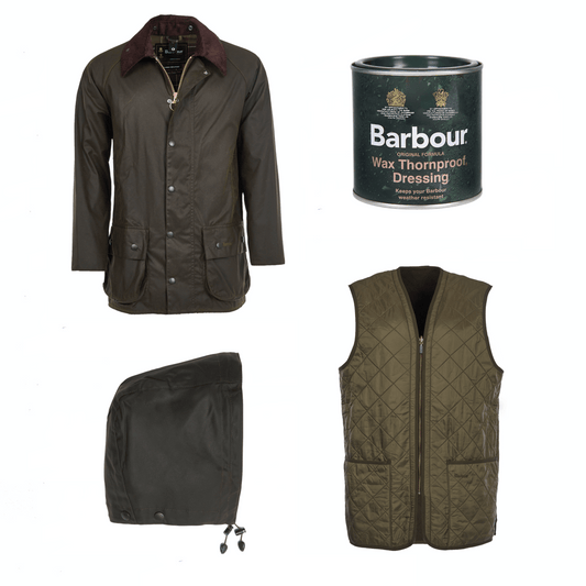 Pack BEAUFORT veste + gilet + capuche + wax