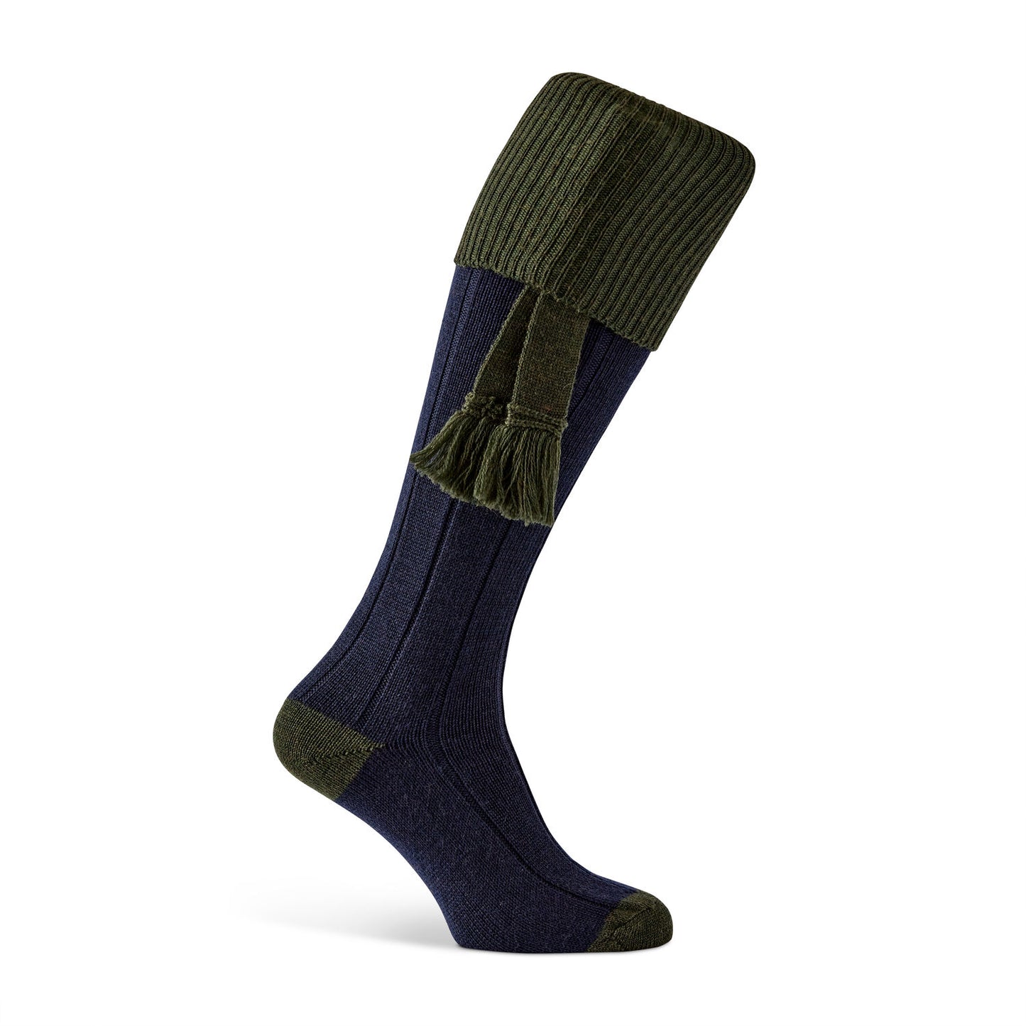 Chaussettes Royale navy avec garters