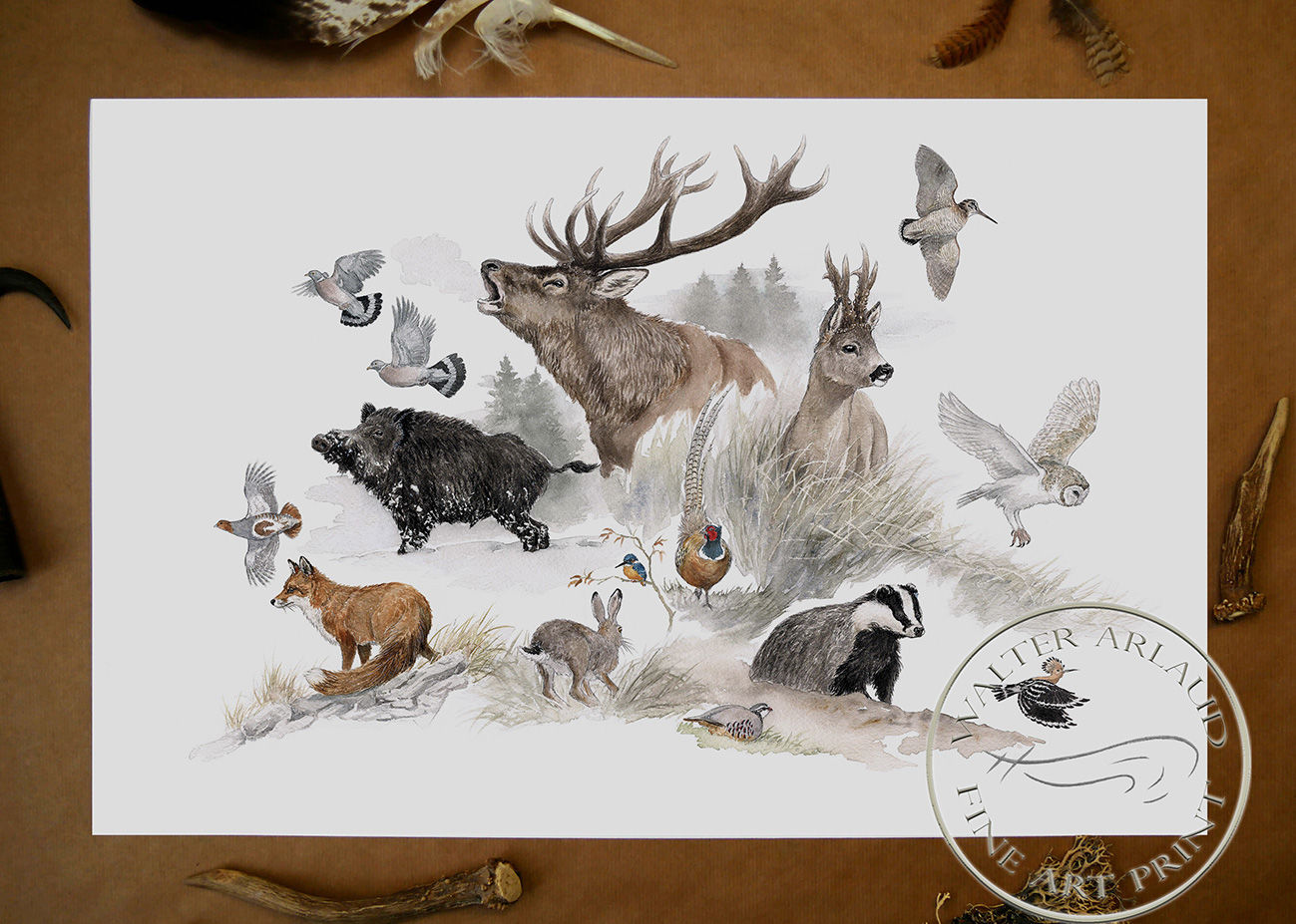 Tirage fine art Bestiaire