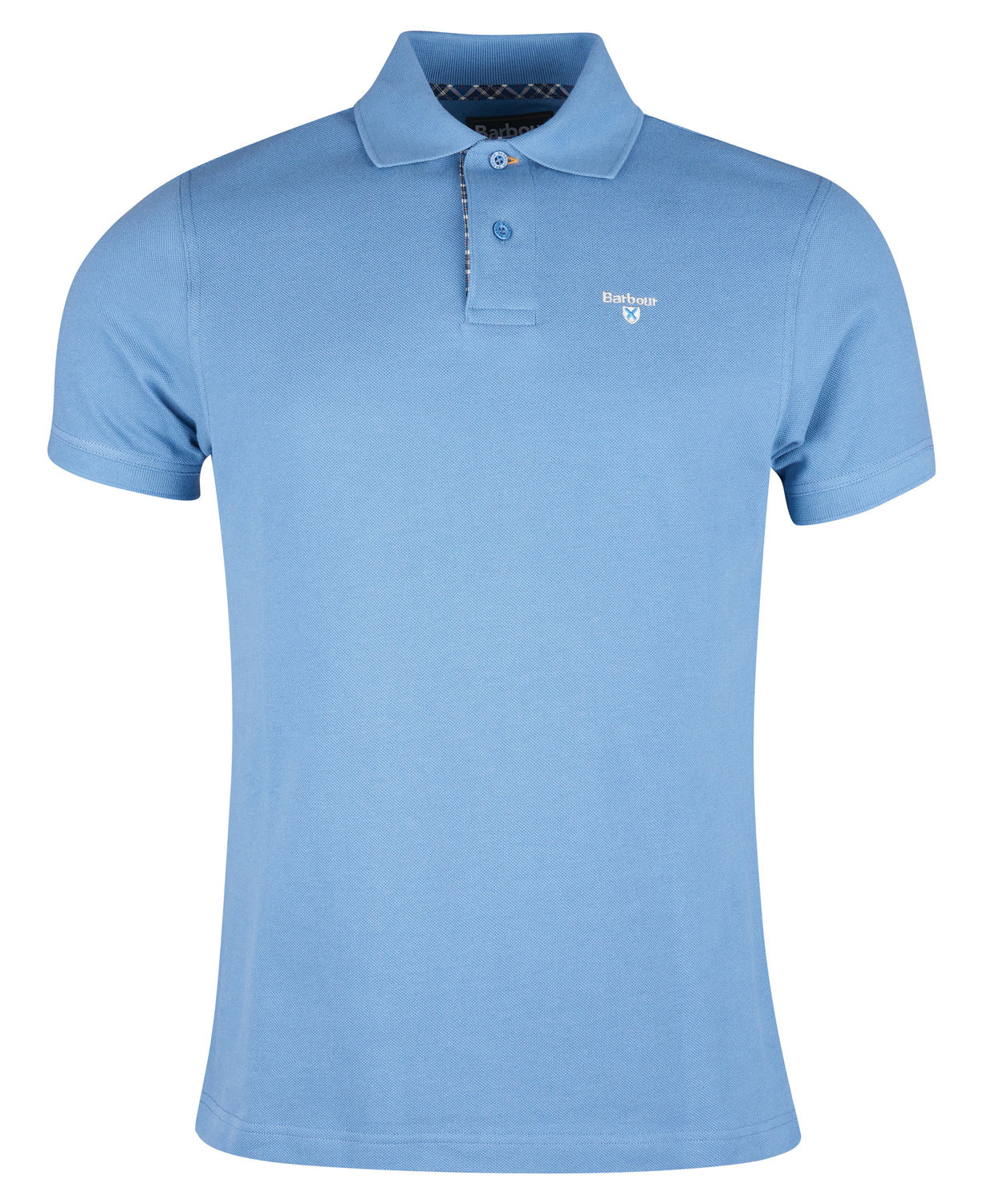 Force blue tartan polo
