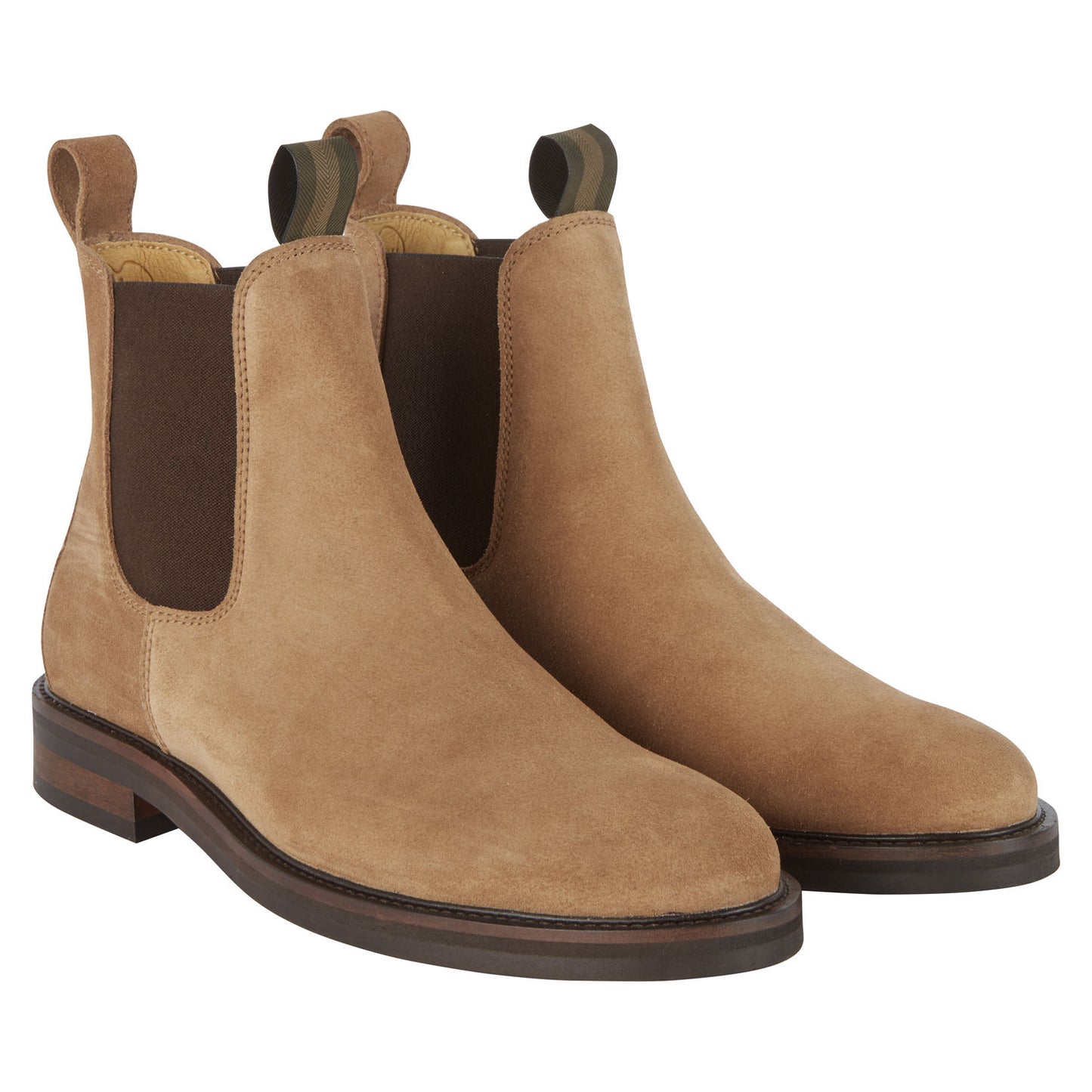 Sand suede Chelsea boots