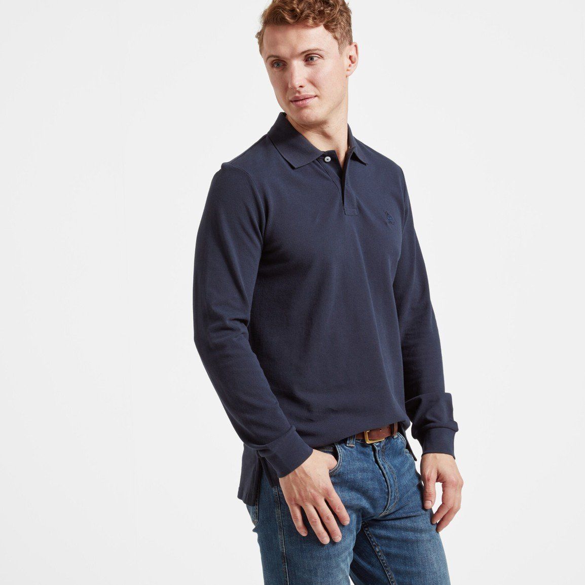 Polo manches longues St Ives navy
