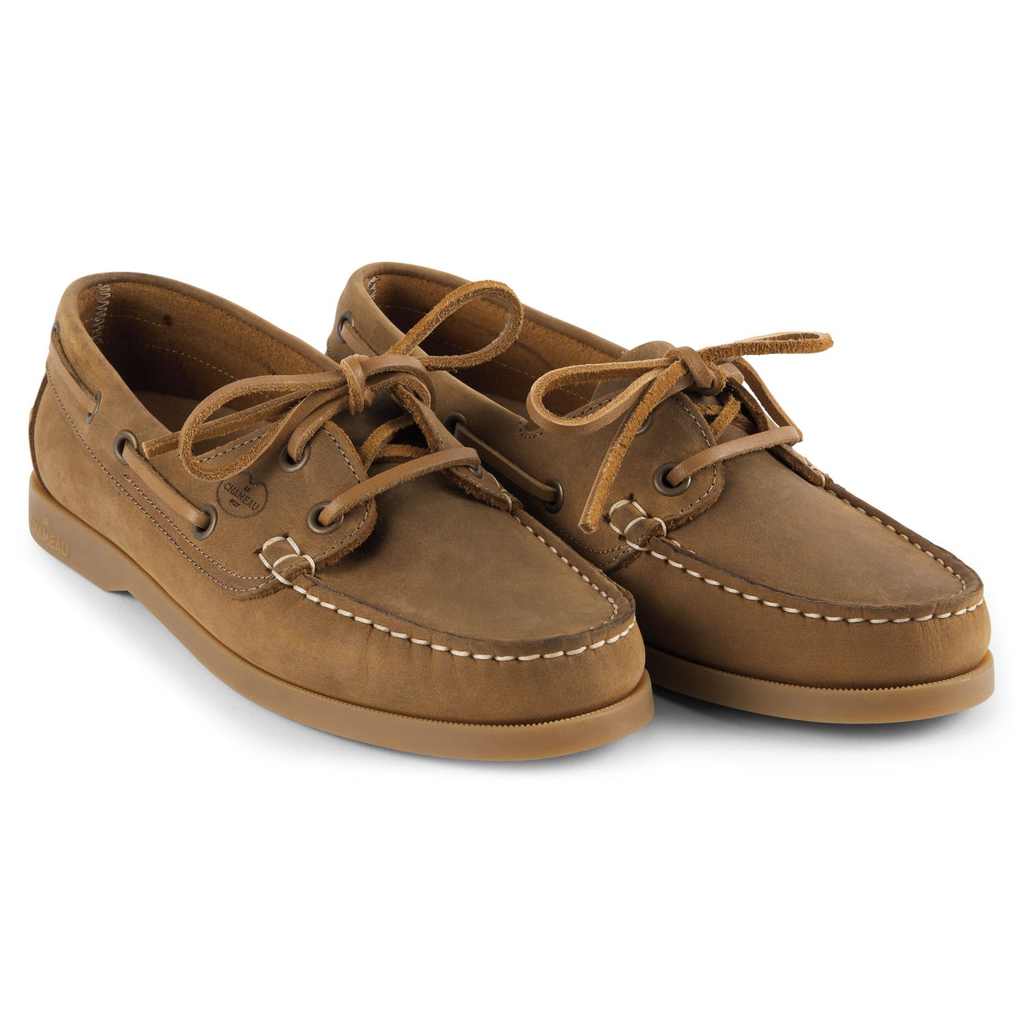 Galion nubuck tan femme