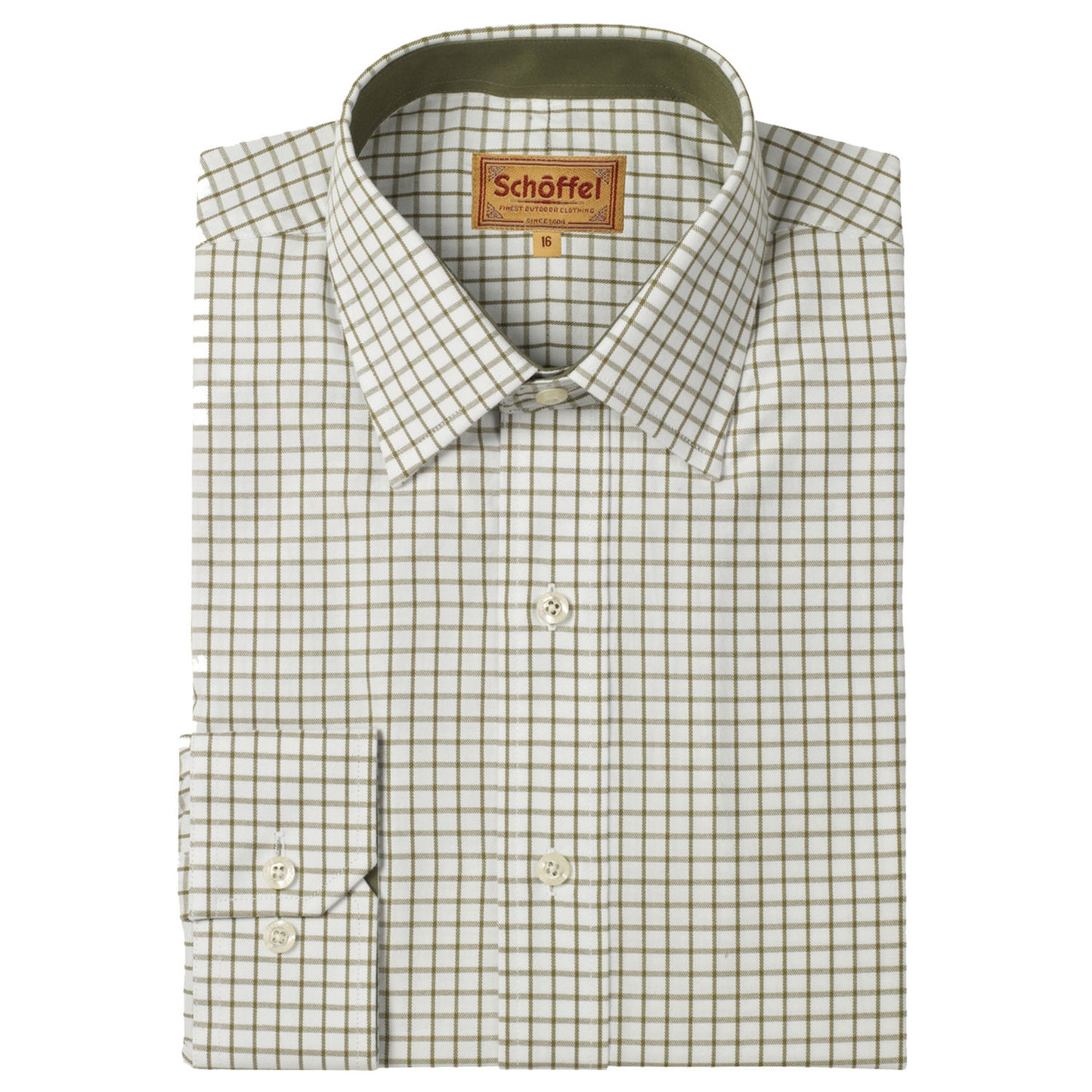 Chemise Cambridge olive