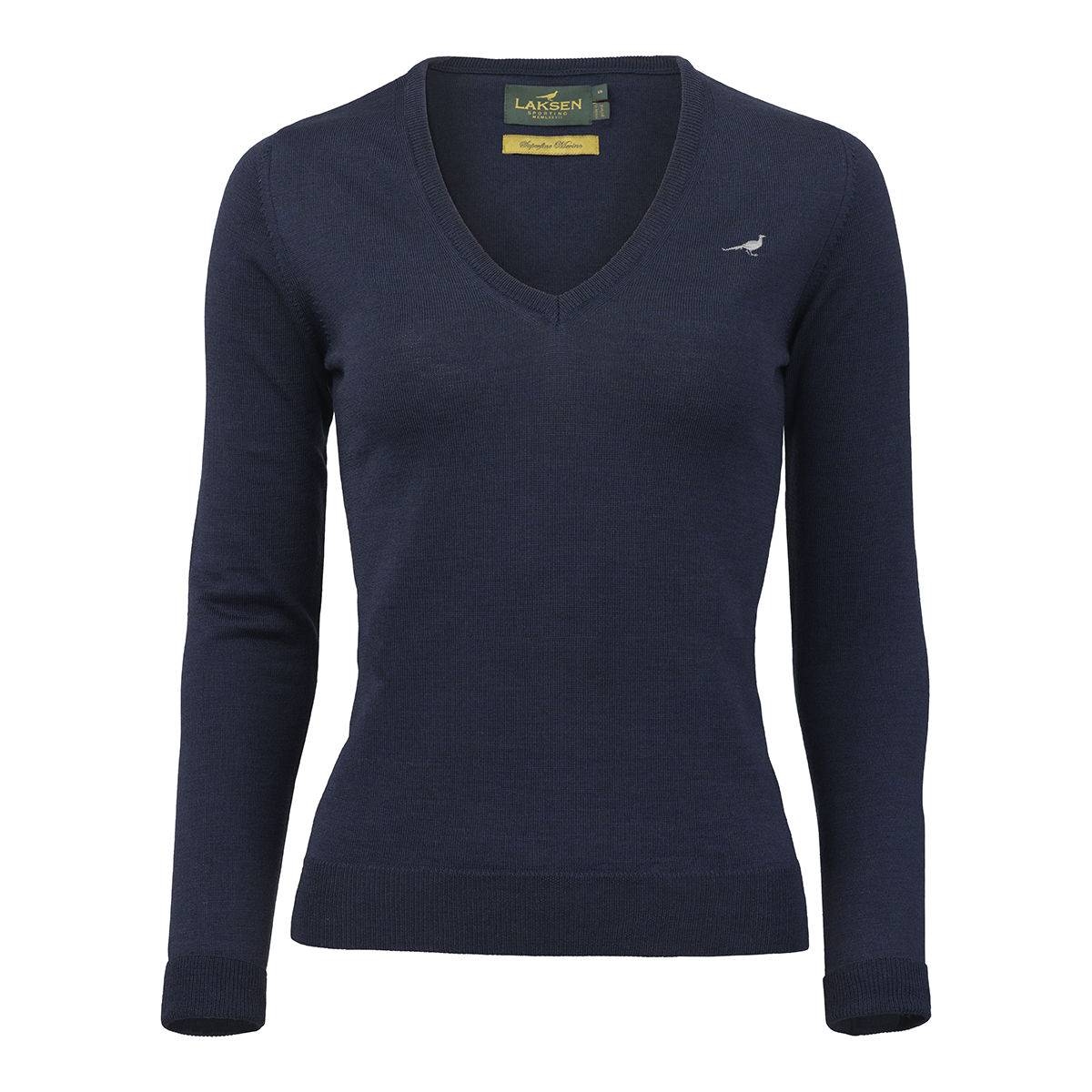 Pull mérino femme col v Camilla