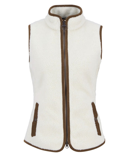 Burford Sherpa Fleece Gilet Winter Pearl