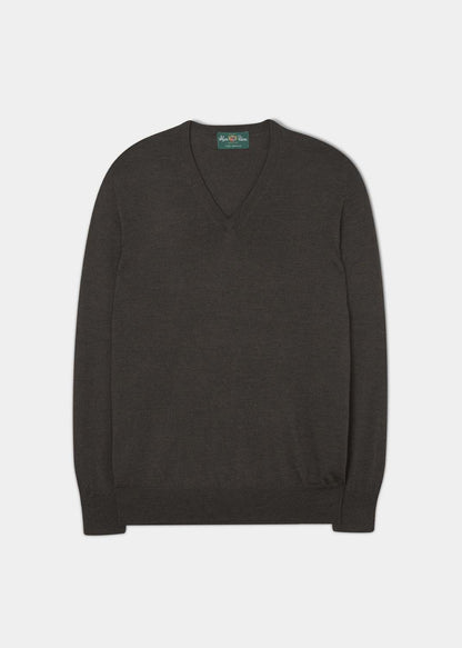 Pull merino Millbreck col V 4 coloris