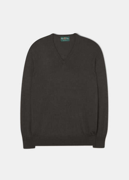 Pull merino Millbreck col V 4 coloris