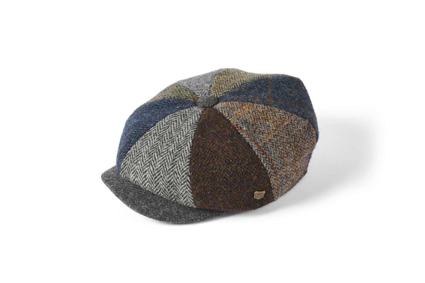 Lewis multi-pattern baker boy cap