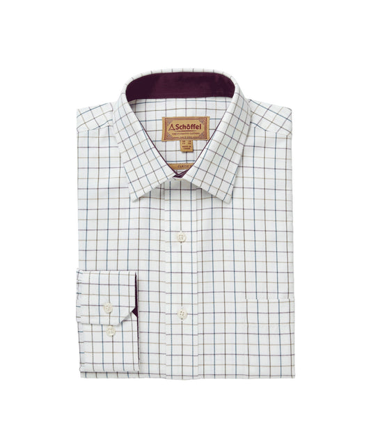 Chemise Burnham woodland tattersall