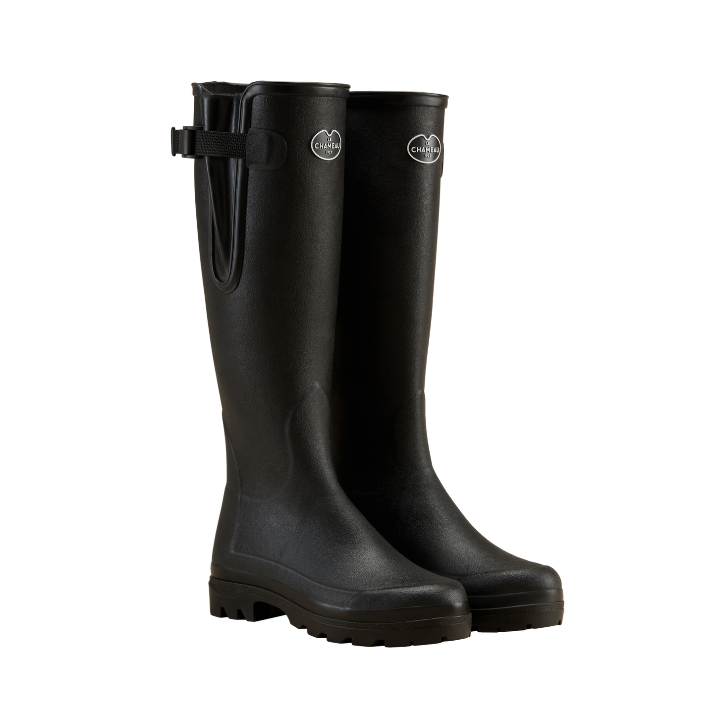 Bottes VIERZONORD femme noires néoprène
