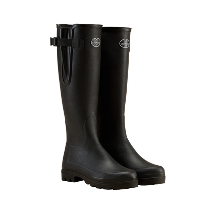 Bottes VIERZONORD femme noires néoprène