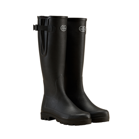 Bottes VIERZONORD femme noires néoprène