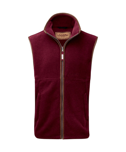 Gilet polaire Oakham claret