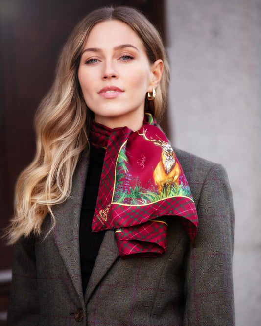Foulard étroit Caledonia berry