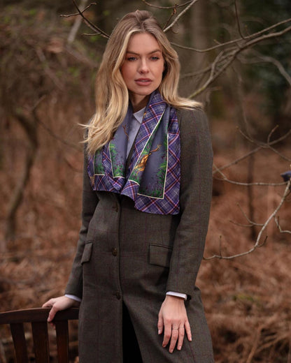 Foulard étroit Caledonia amethyst