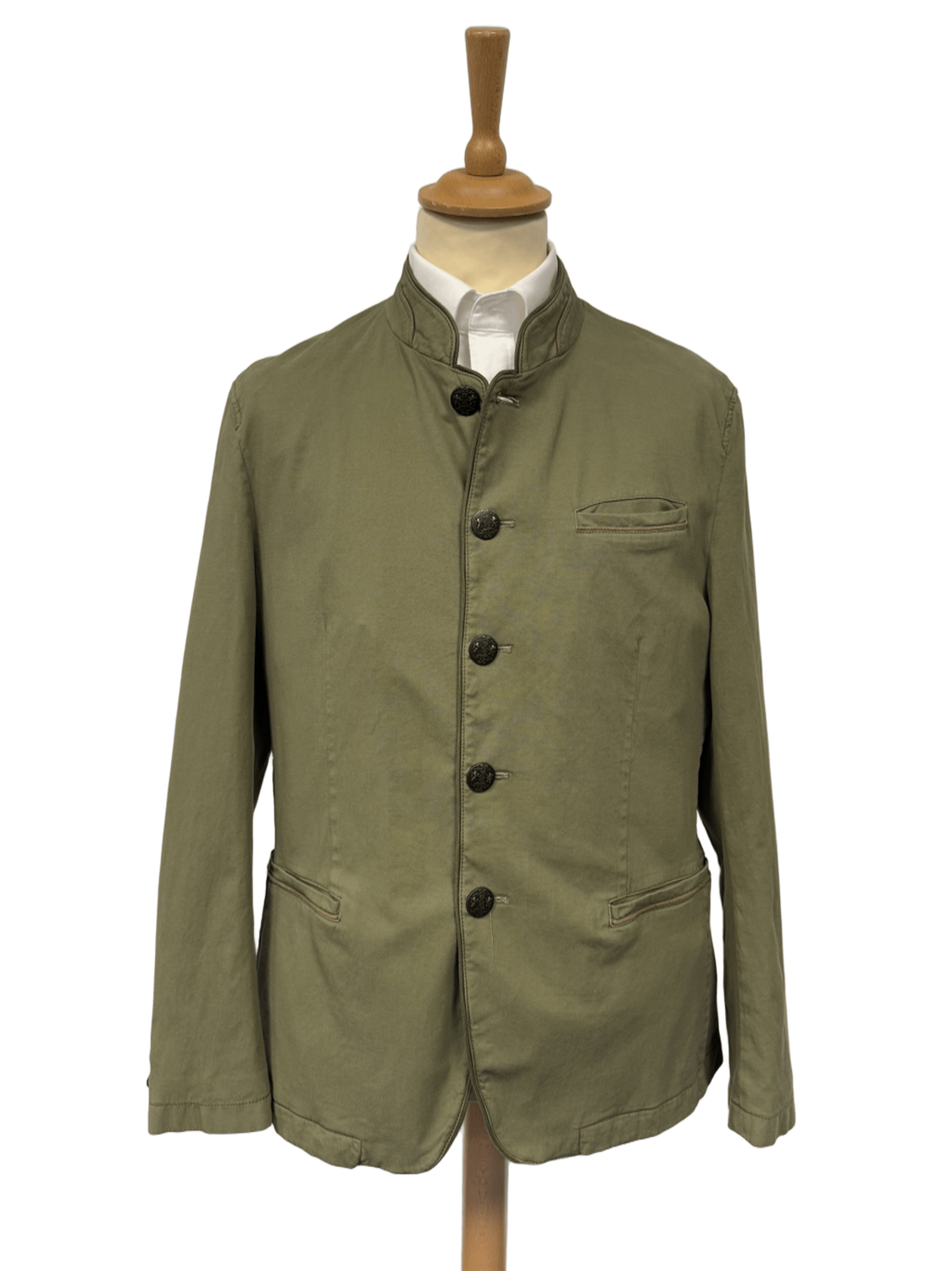Veste autrichienne Caen coton olive