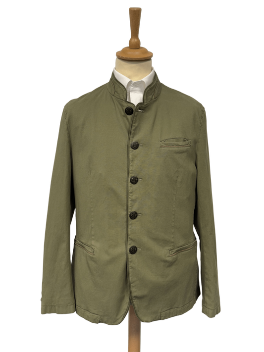 Veste autrichienne Caen coton olive