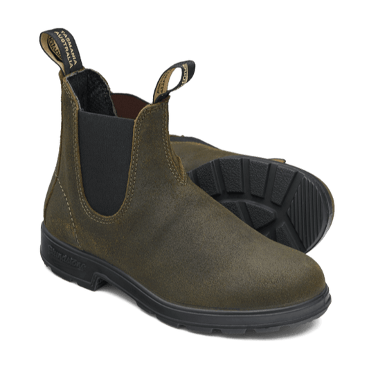 Boots Chelsea suede original dark olive