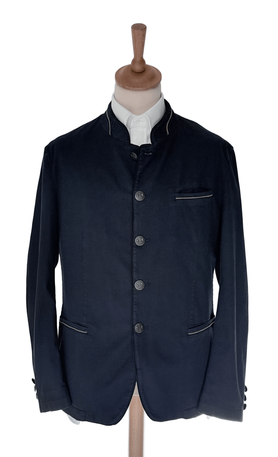 Veste autrichienne Caen coton navy